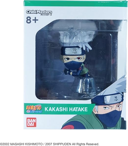 Naruto Shippuden Chibi Masters: Kakashi Hatake Action Figure – Bandai Mini Collectible Figure