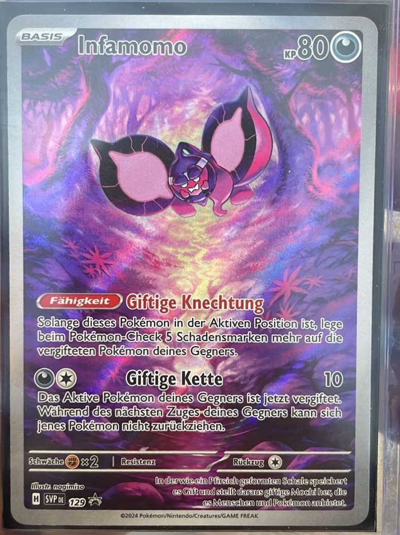 Pokemon TCG Card – Infamomo SVP149 – SV Black Star Promo